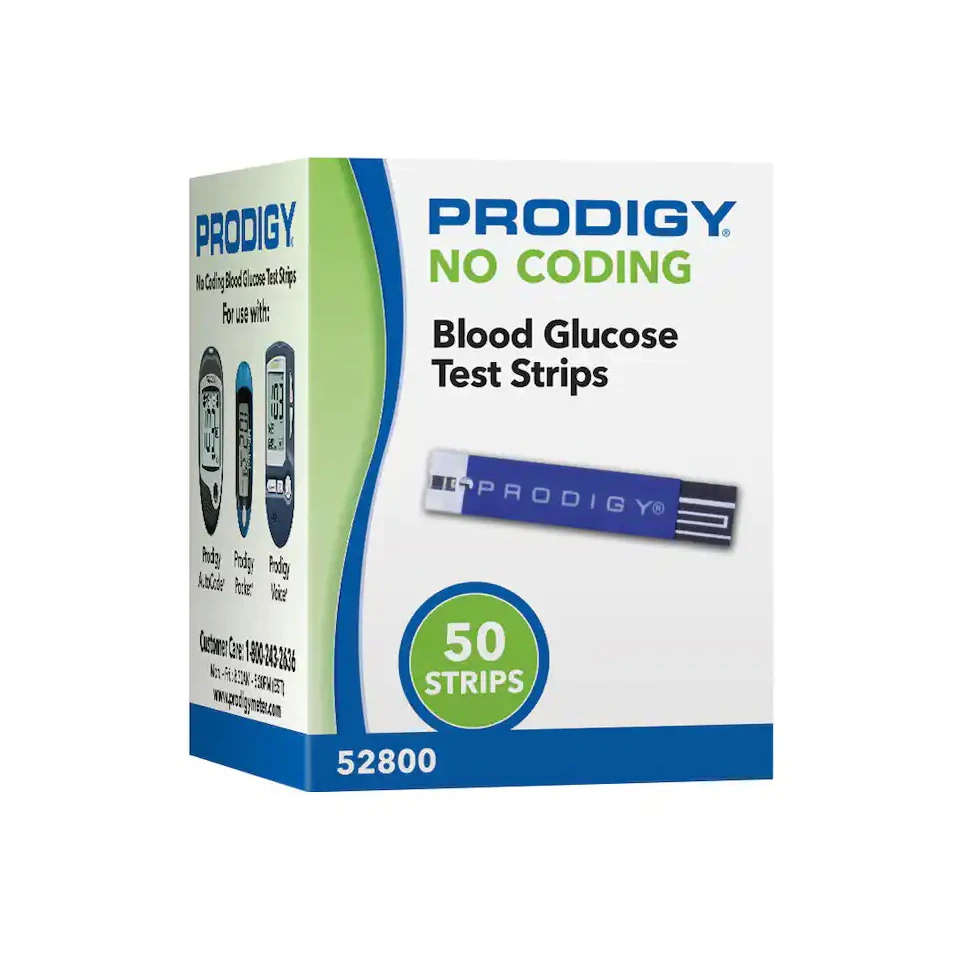 Prodigy test strip Blue Blood Glucose Test Strip (50 count)