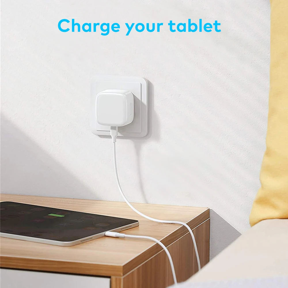 Fast Charger Adapter UK Plug 18w 20w Type C Fast Charger Block With 3ft Pd Cable For Iphone 12 13 14 Pro