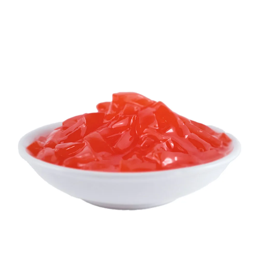 Jiuzhou_ Strawberry Coconut Jelly  -3.85kg- Best Taiwan Bubble Tea Supplier