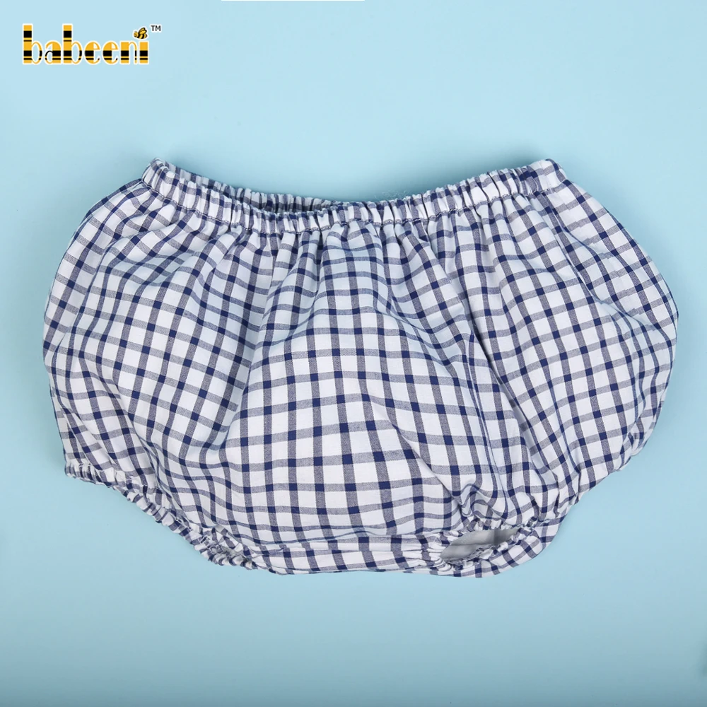 Crab hand smocked boy short set OEM ODM customized hand made embroidery wholesale manufacturer - BB3069