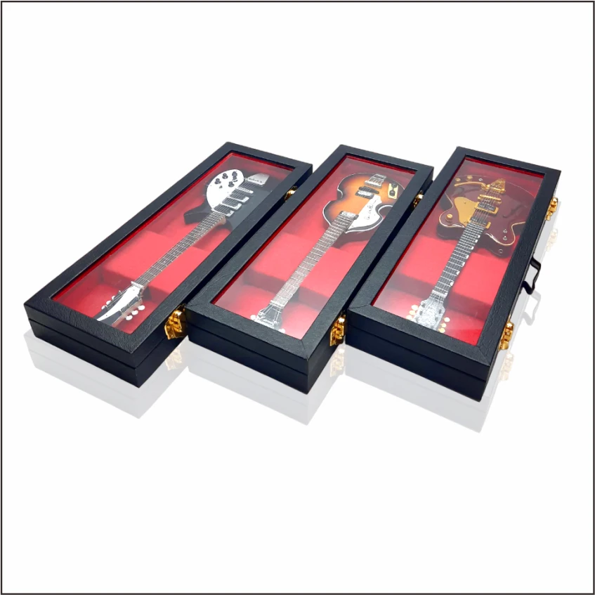 Mini Guitar Replica Famous Band in the World with THE BEATLES Tribute Merchandise