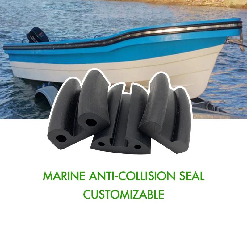 Supply EPDM D-type rubber travel sightseeing scooter sealing strip yacht ship rubber anti-collision bumper car strip