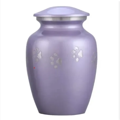 Vintage Life Inc. Hot sale Dog Cat Paw Printed Pet Urn Coffin Cremation Funeral Urn For Pet Ash Unique