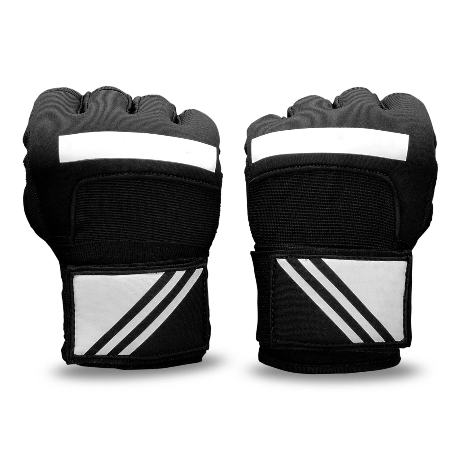 Boxing Hand Wraps Inner Gloves for Punching - Elasticated Padded Bandages Under Mitts Boxing Inner Gloves