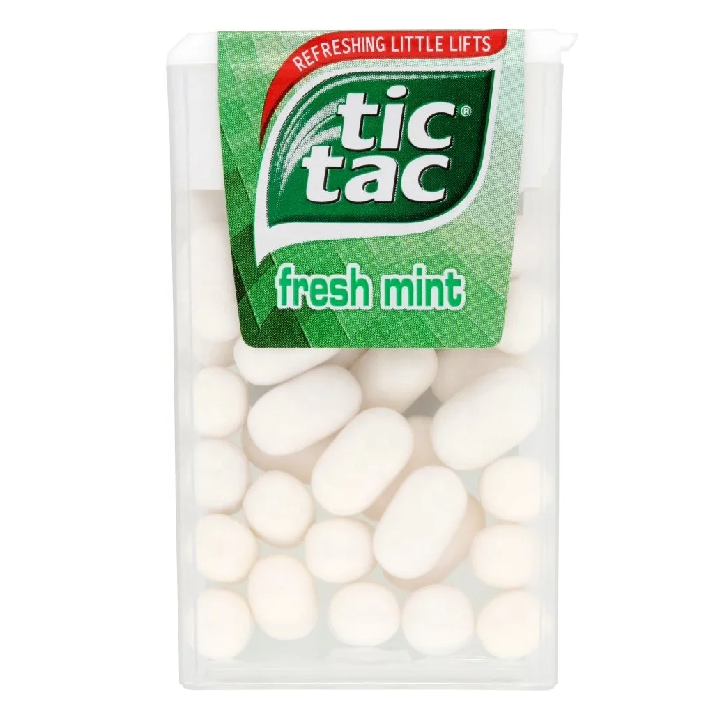 Высококачественная свежая Мятная жевательная резинка Tic Tac по низкой цене