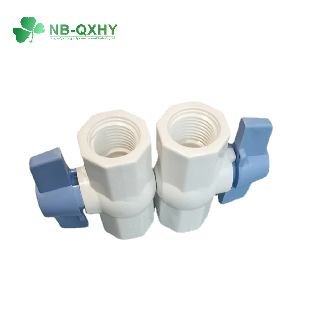 China Factory Free Sample Socket/Thread 1/2 to 4 Inch PVC Plastic Octagonal Ball Valve