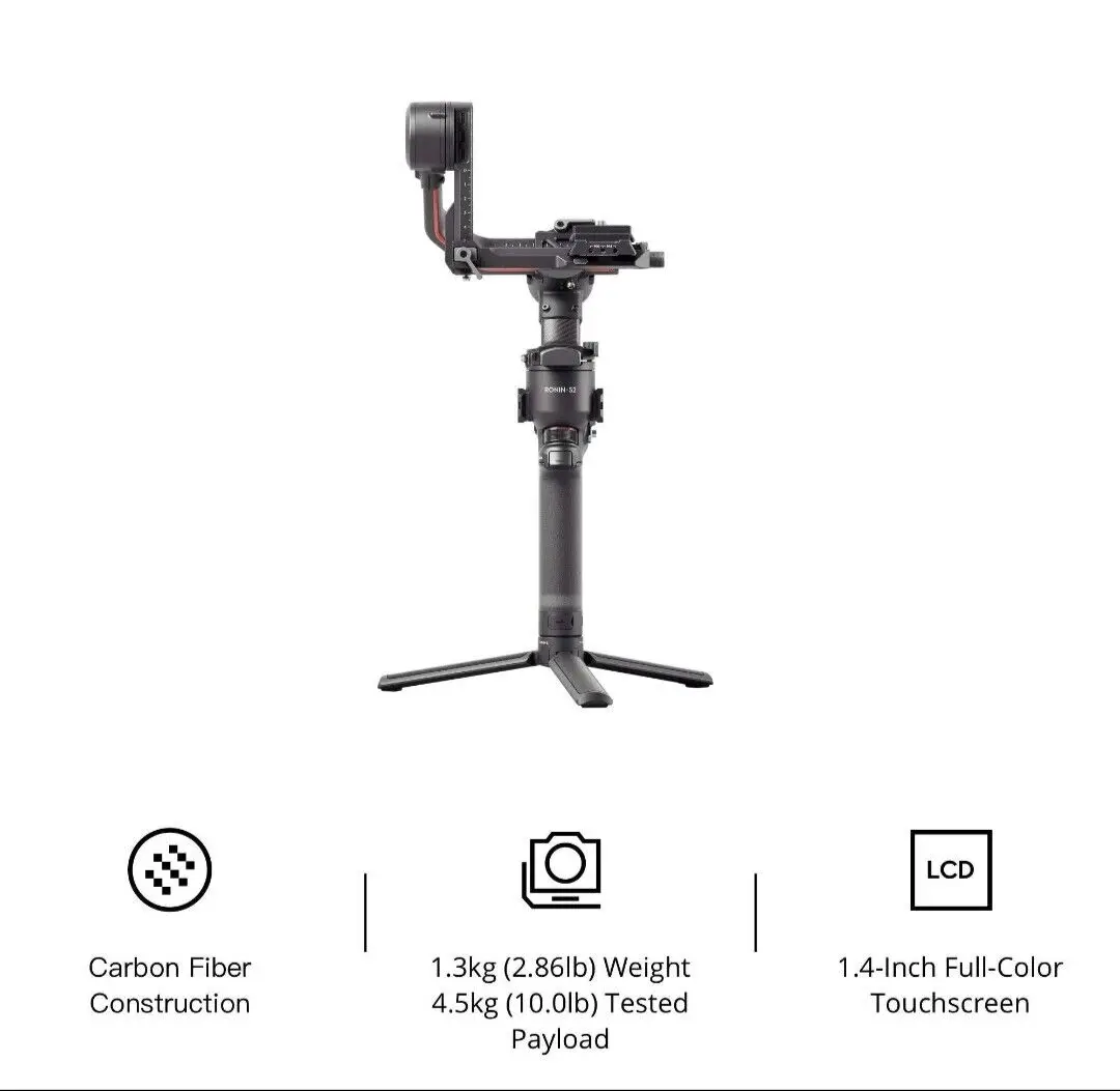 D.JI RSC 2 Gimbal Stabilizer Pro Combo