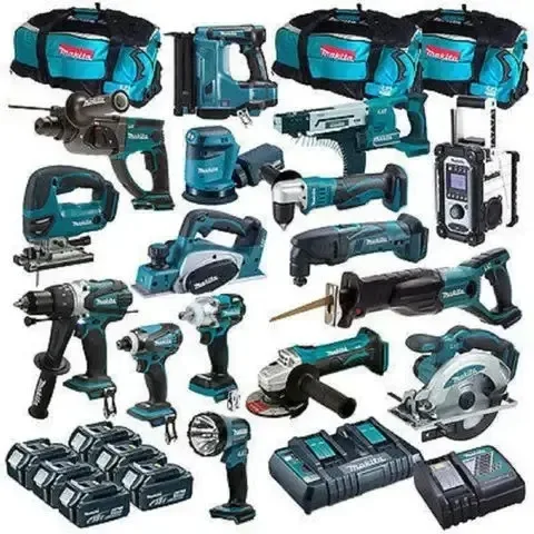 Оригинальный набор инструментов для MAkitaS LXT1500, литий-ионный набор LXT, 15 шт., другая гидравлика, шнур питания
