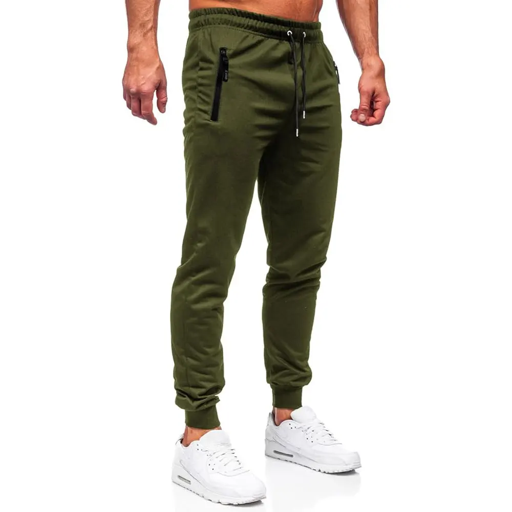 best selling custom logo sports jogger sweatpants 100% cotton workout drawstring waist jogger pants for men