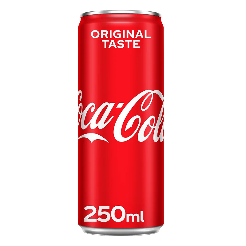 Original Taste Coca-cola Can Slim 250ml