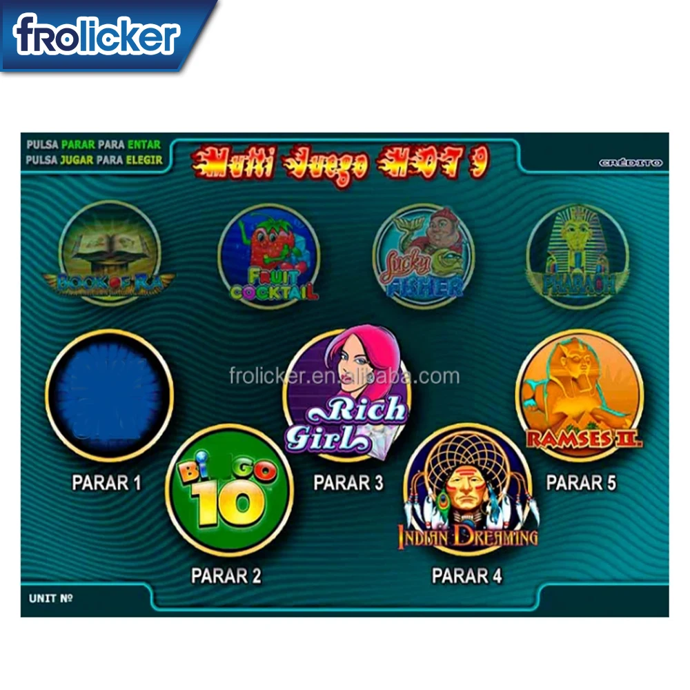 New Video Game PCB board Multi Juego Hot 9 tragamonedas maquina de juegos