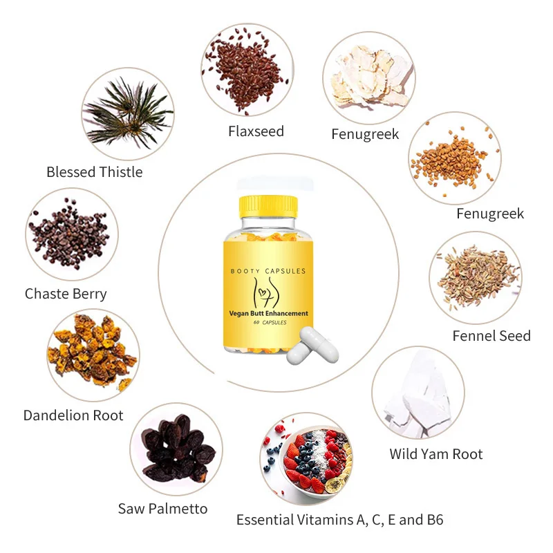 In Stock Breast& Breast Enlargement Capsule Multi Forever Big Hips Tablet/Pi Butt And Macca Hip Up Pill