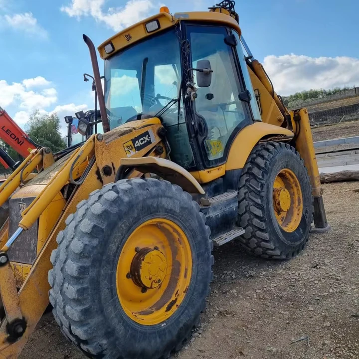 JCB 4CX мини-трактор с CAT 420F/420E экскаватор Perkins двигатель и буксируемый экскаватор-погрузчик Землеройная техника для продажи