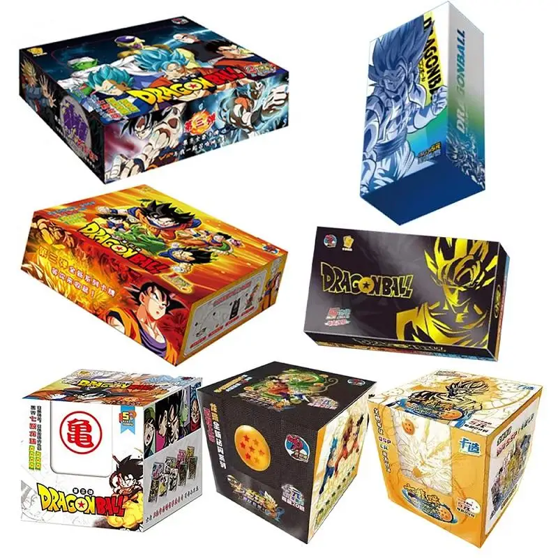 Dragon Ball Card Anime Figures Character Super Saiyan Son Goku  Battle Flash Card Game Collection Card