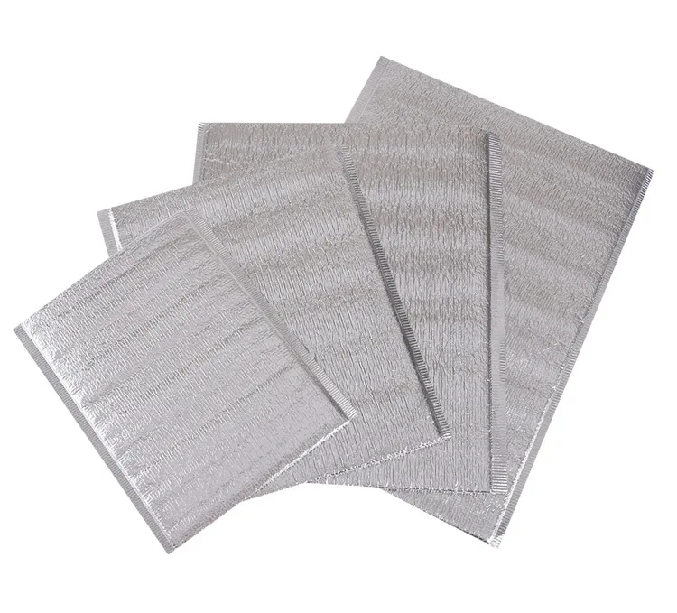 Thermal bag portable folding EPE Disposable insulated bag food delivery aluminum foil cooler bags for seafood