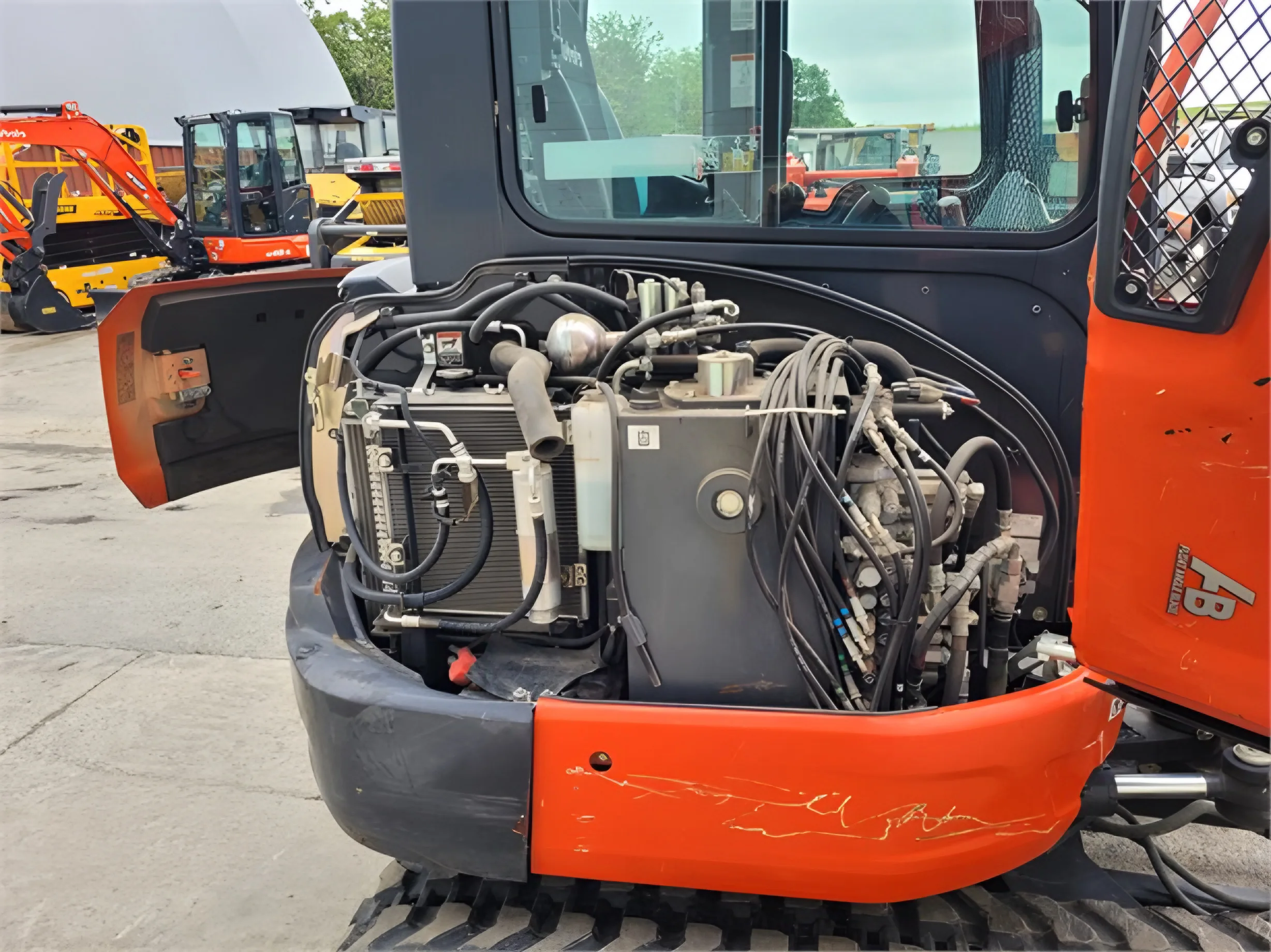 Небольшой мини-экскаватор KX033-04 2021 2018 KUBOTA