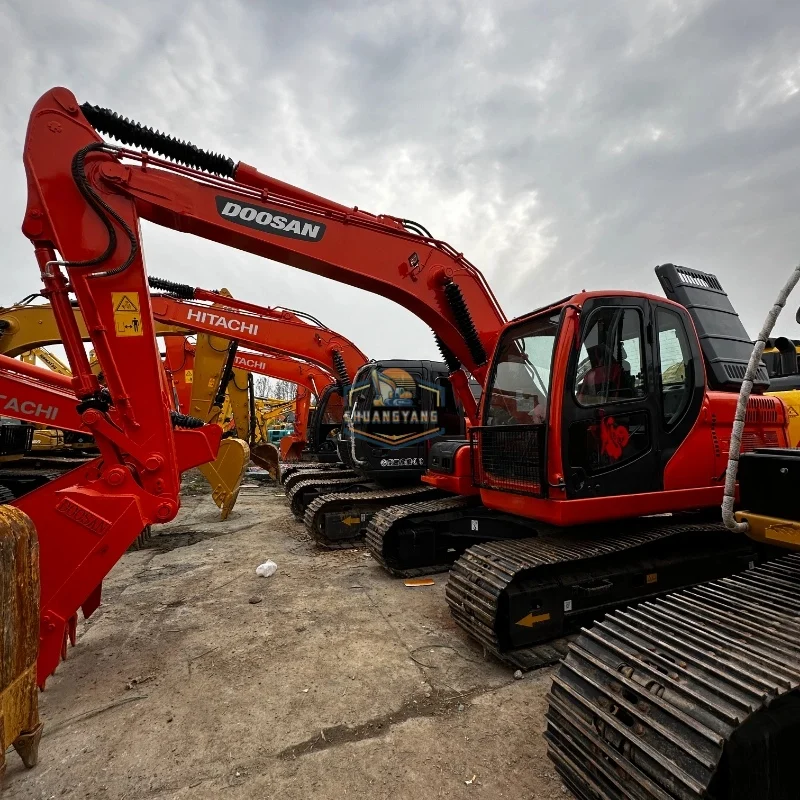 Doosan DX 150 Used Excavator with 95% New Durable Construction Equipment Compactor Wheel Pump Motor Bearing Engine