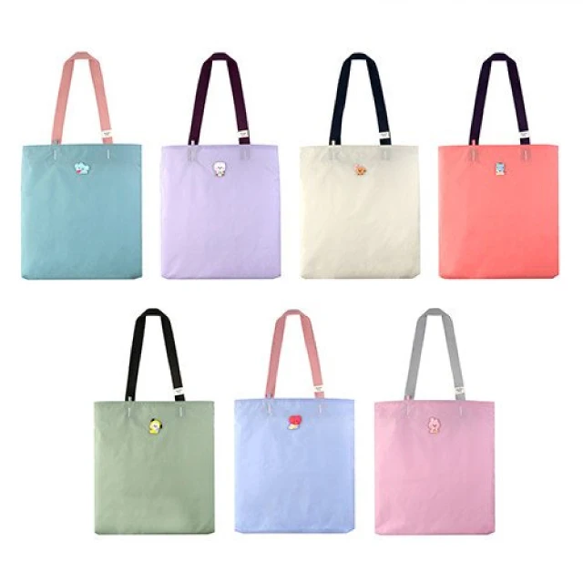 BTS BT21 My Little Buddy Characters Colorful Canvas ECO Friendly Bags Fancy Trendy Practical Item Goods decoration Girls Fashion