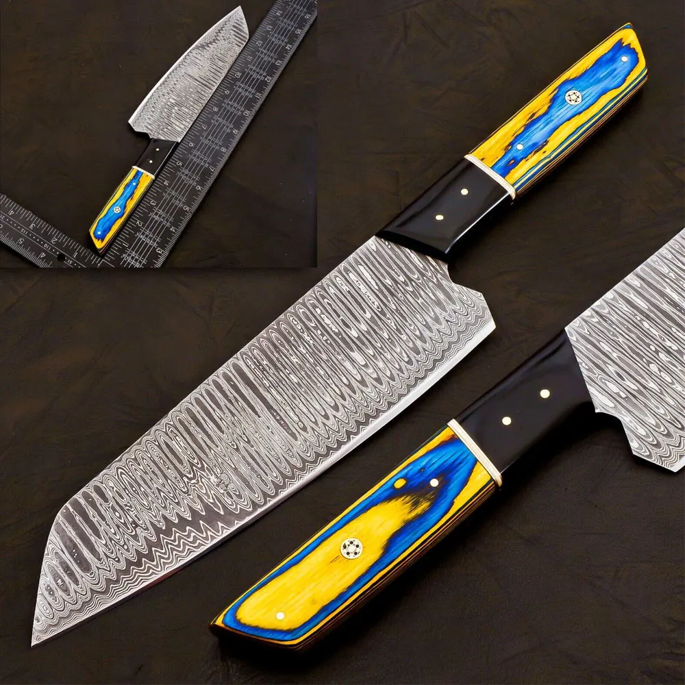 Universal hot sale kitchen chef knife wholesale Damascus best in the world highly carbon steel chef knives
