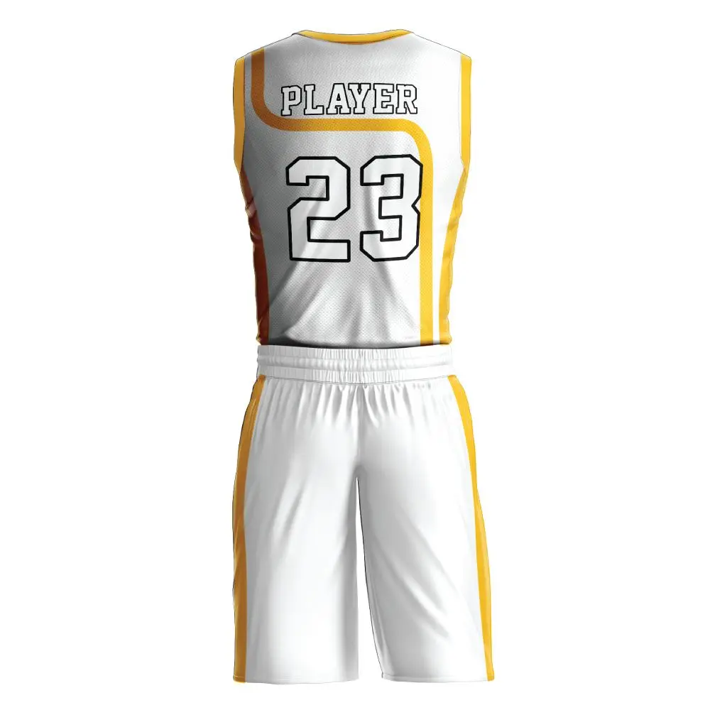 Custom Sublimated High Quality Basketball Jersey Custom Color Basketball Uniforms Kids Football Kit mesh shorts high quality