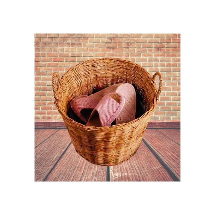Handcrafted Rattan Baskets Good Quality Eco-Friendly Sundries Handicraft Custom Designs Vietnamese Manufacturer