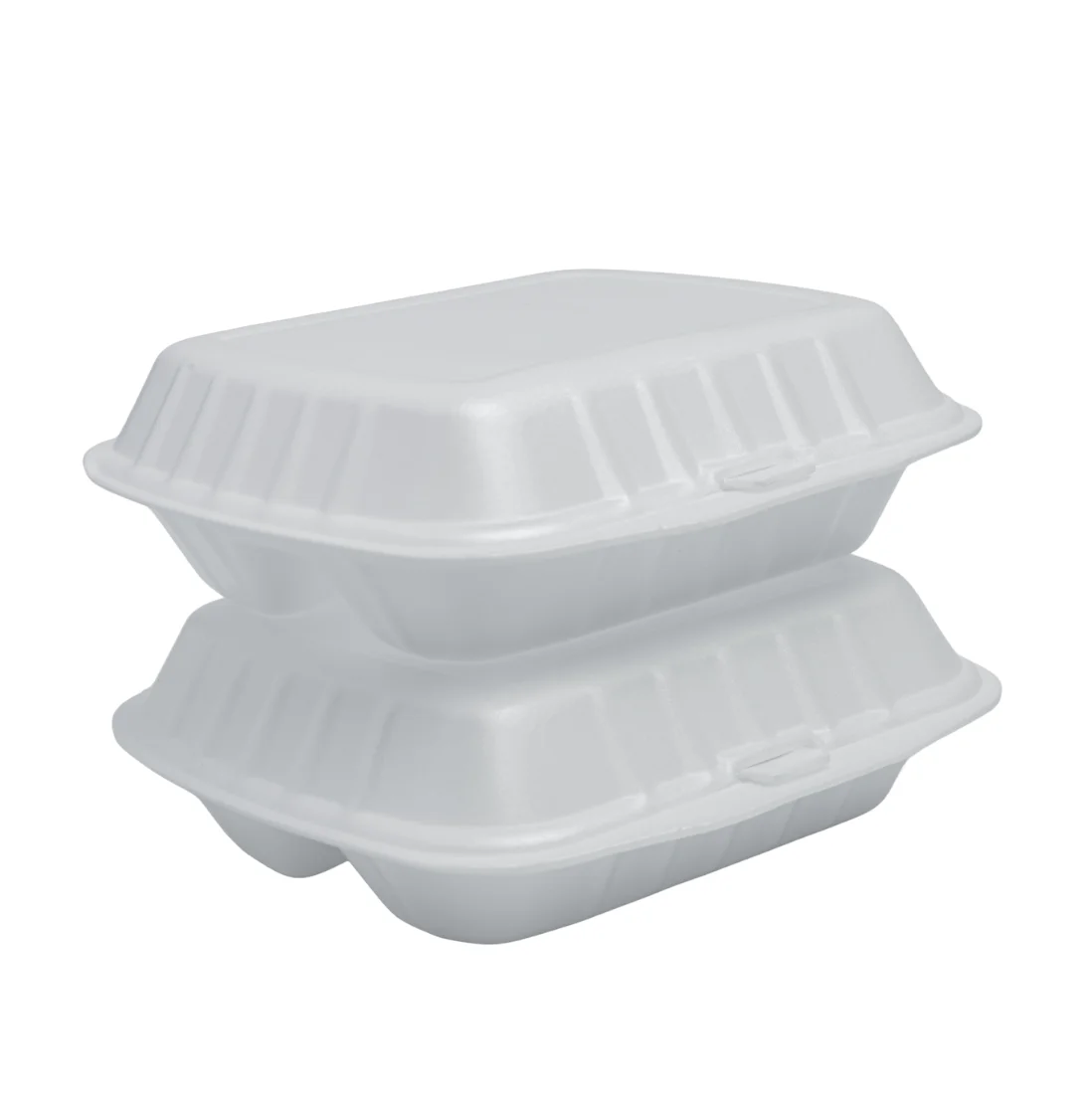 Three Compartments Disposable PS Foam Food Container Foodsaver Wholesale Containers with Lids
