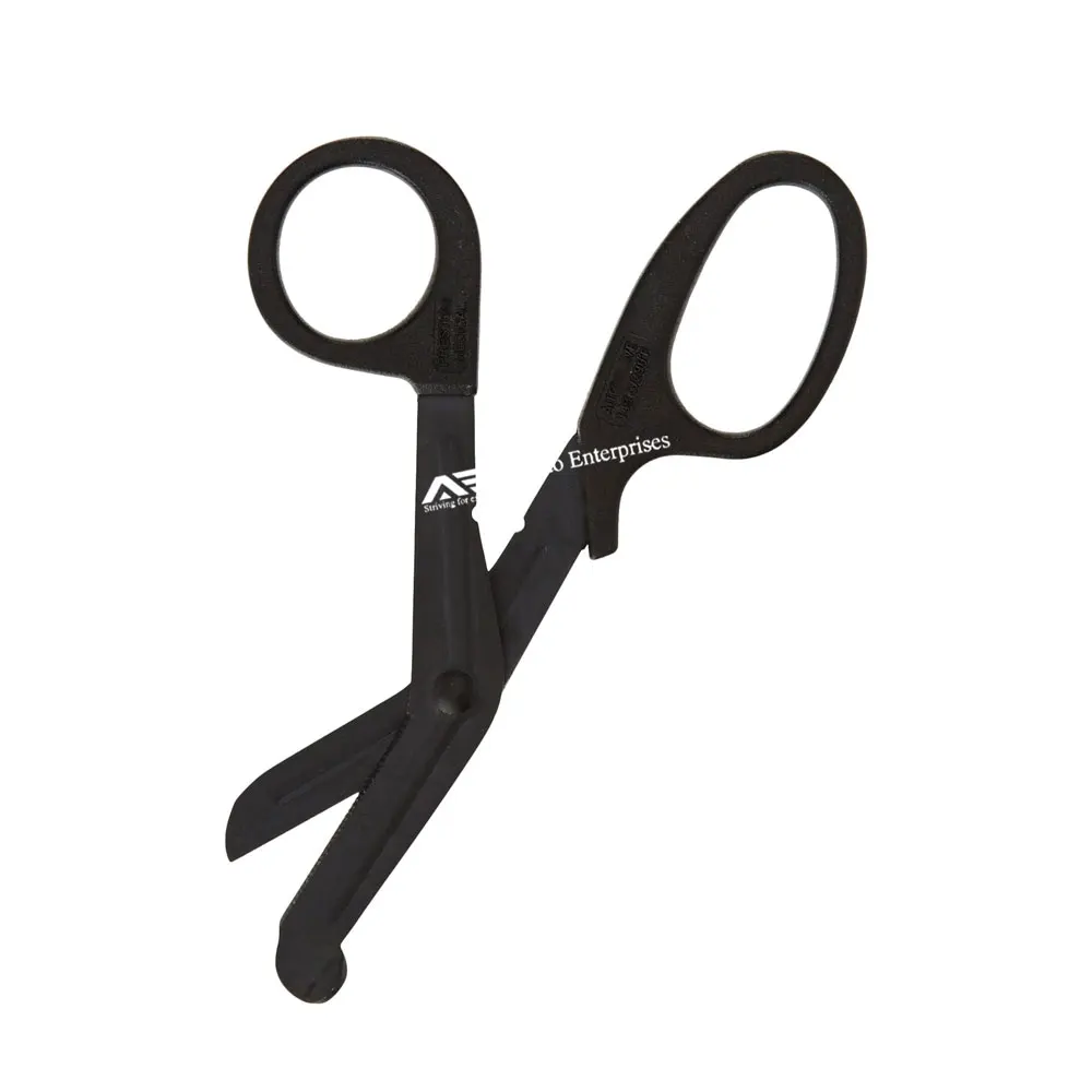 CE ISO Approved High Quality Trauma Shears Basic Use Nursing Pattern Bandage Scissors with Steel Handle and Sharp Plastic Tip