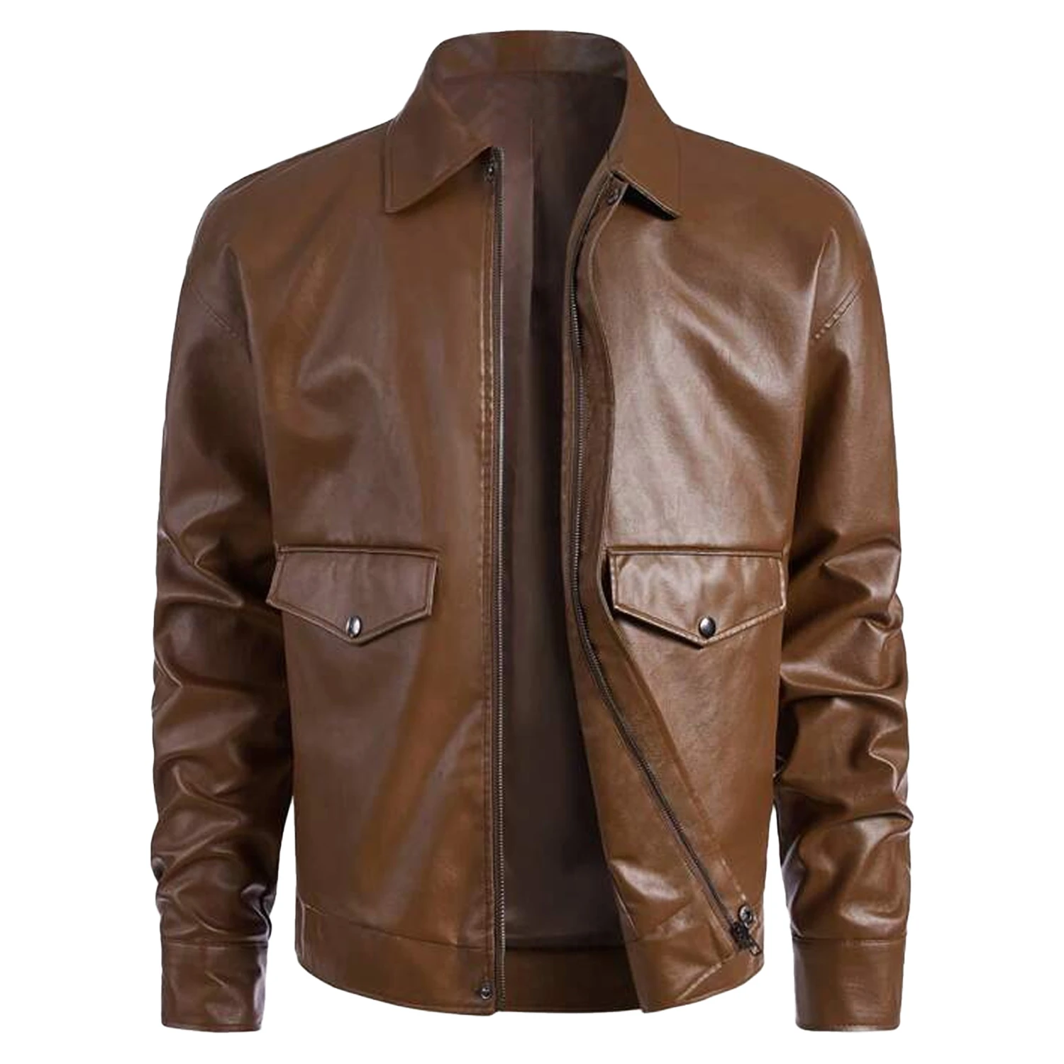 2024 High Qualities New Fashion Men black Lamb Leather Jacket/men leather jackets Leather Jackets For Men comfortable style
