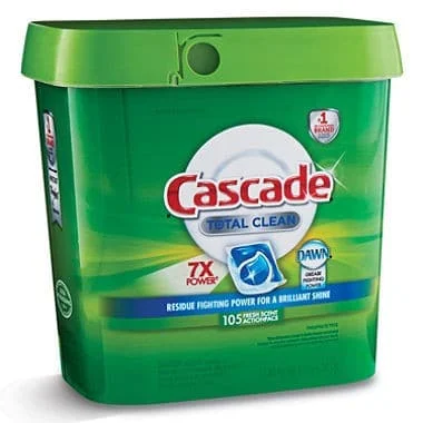 Cascade Dishwasher Detergent - Powder - 60 Oz (3.75 Lb) - 1/ Each - White