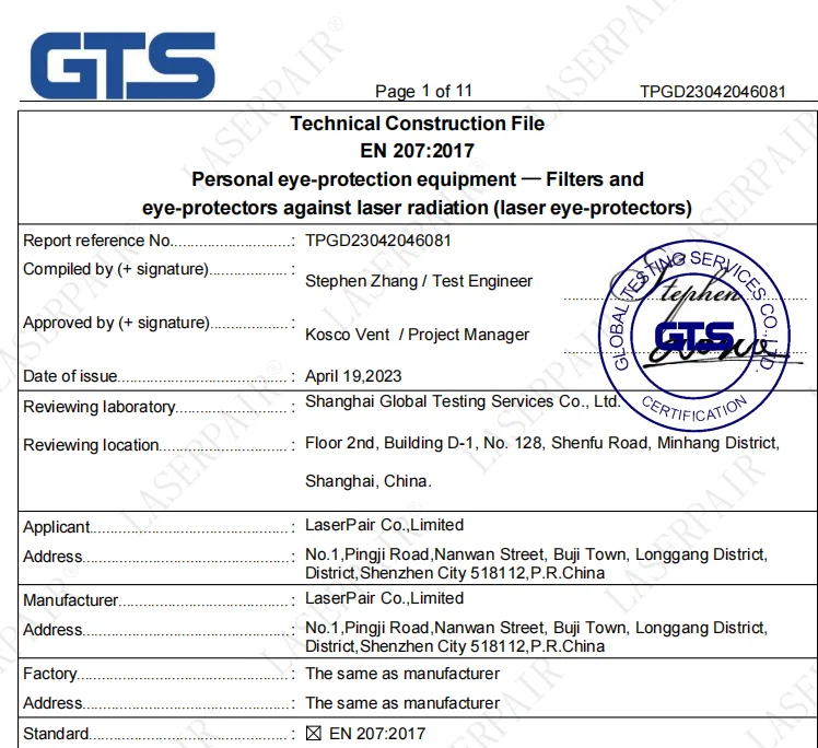 Laser Welding Helmet Personal Eye-protection Equipment Filters and Eye-protectors Against Radiation