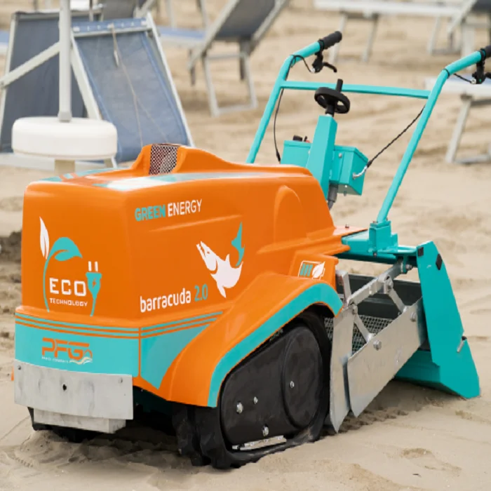 Wholesale Beach Cleaner Sweeper Mini Type Flexible Beach Cleaning Machine Sand Cleaning Machine For Beach Volleyball Courts
