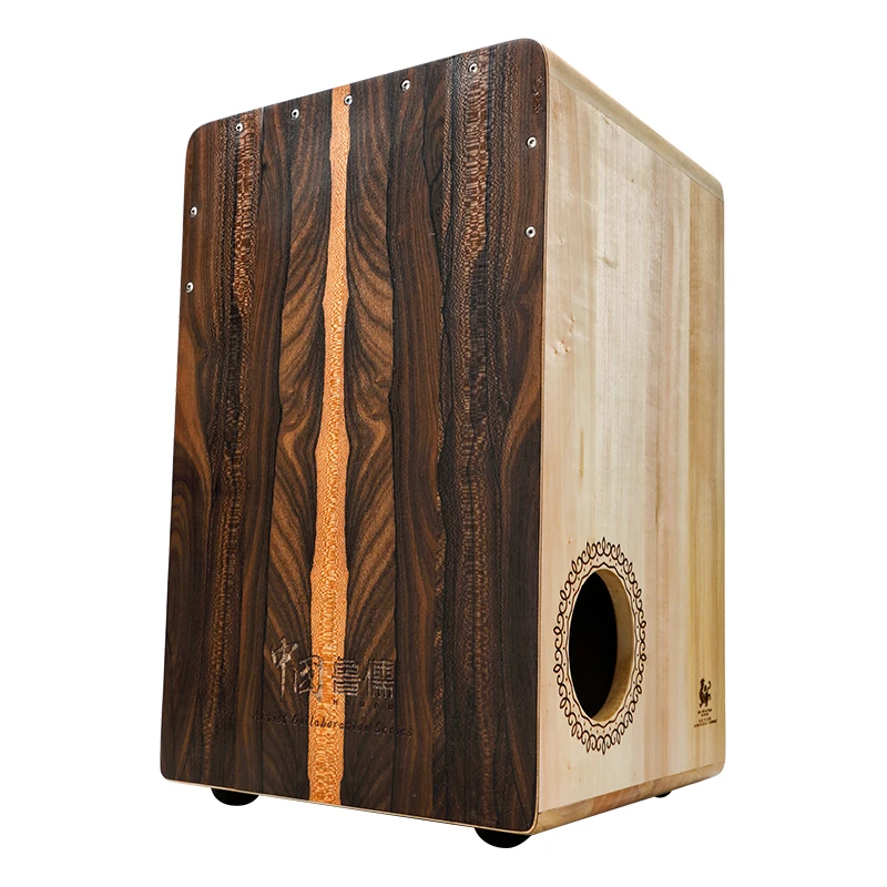Hluru Adult Box Cajon drum Double-sided adjustable Cajon