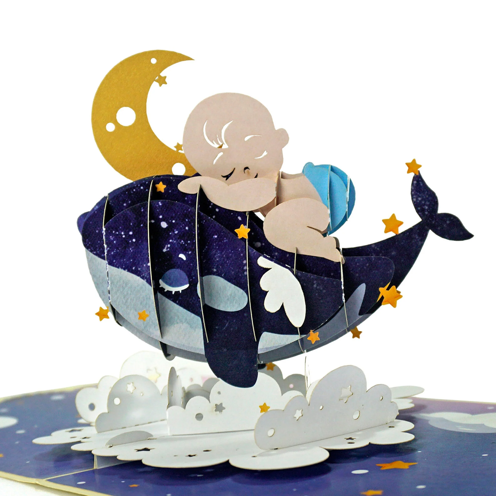 New Model 3D months greeting cards for baby and Age Monthly Milestone 3D Popup Card Supply quantity from 100 pcs