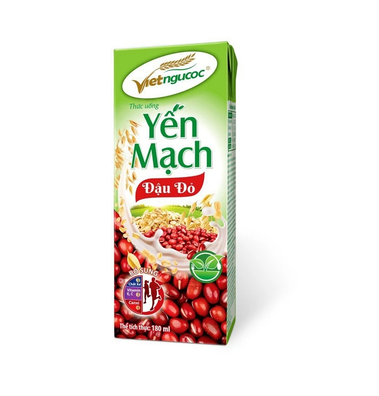 Hot Grain Products Oats Milk Tasty Viet Cereal Oats and Red Beans Milk Healthy Fresh Nutritious Style from Vietnam Factory