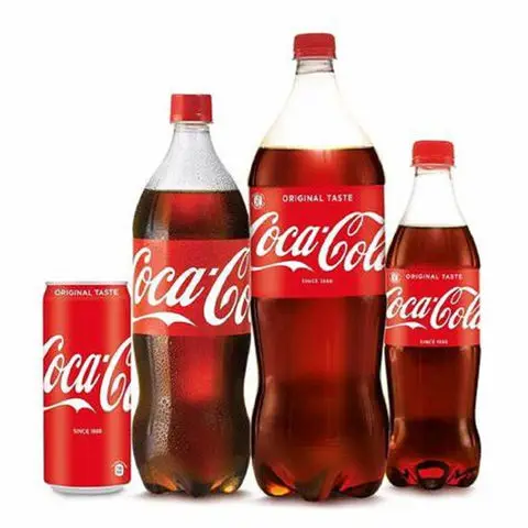 Coca~Cola, Diet-Coke, Coke-Zero, Fanta-and Soft Drinks Cans and Bottles Powder