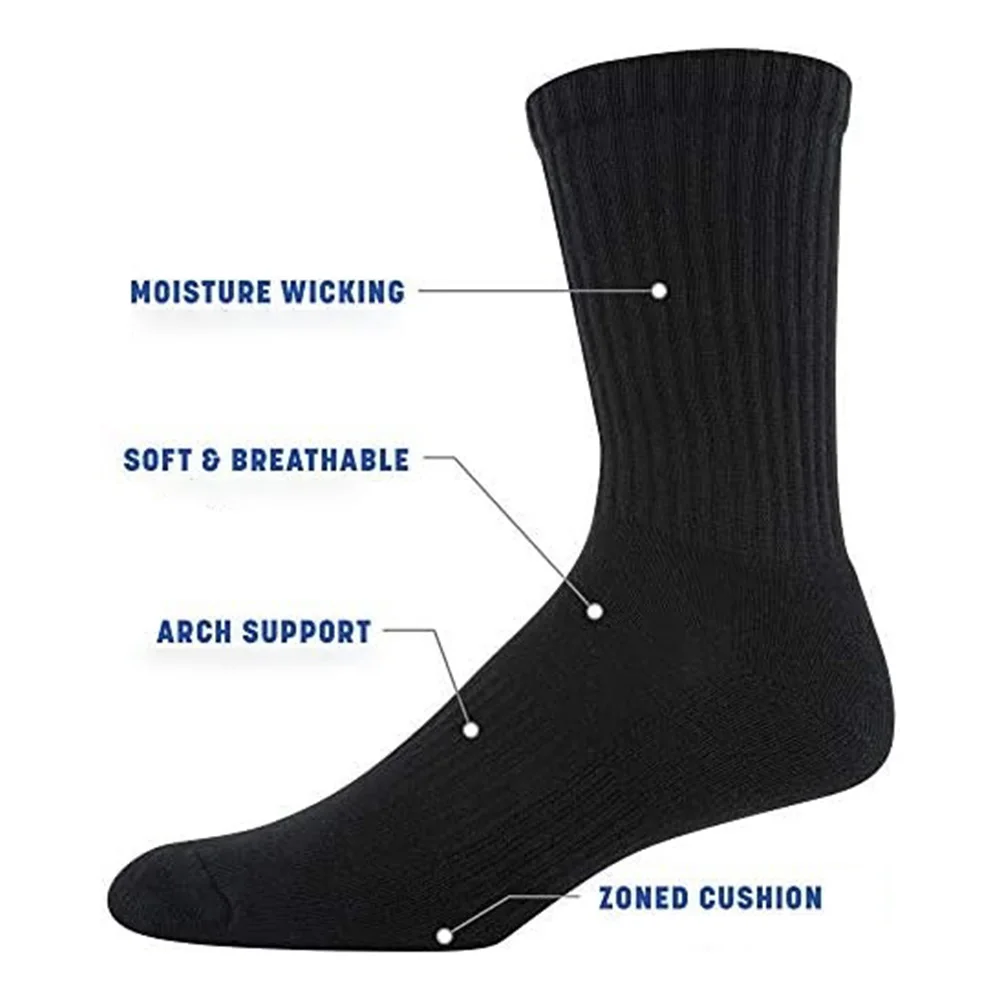 Anti Slip Polyester Cotton Athletic Socks Custom Logo Factory Price Athletic Socks High Quality Knit Grip Soccer Football Socks
