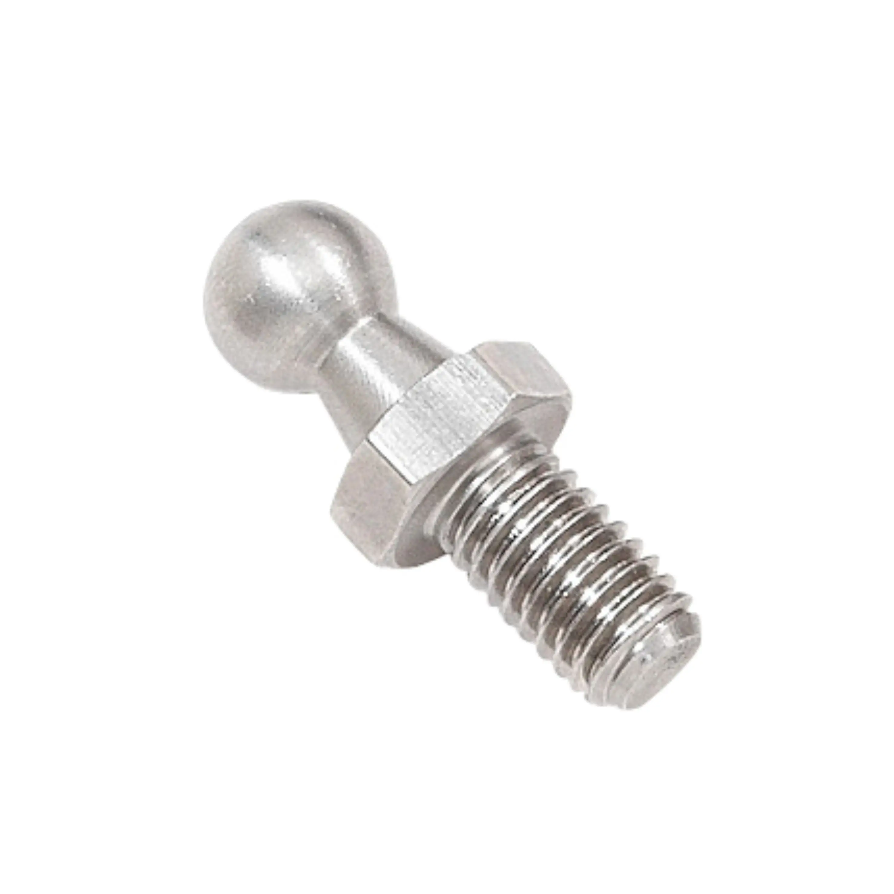 Universal Boot Bonnet Gas Strut End Fitting Connector Stainless Steel Ball Screw Bolt Pin Joint Valve ANSI Standard Zinc Finish