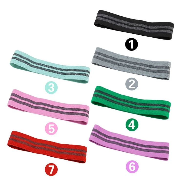 Booty Resistance Bands Set 3 Pack Glute Exercise Bands Hip Exercise Band manufacturer vinor Sports Industry