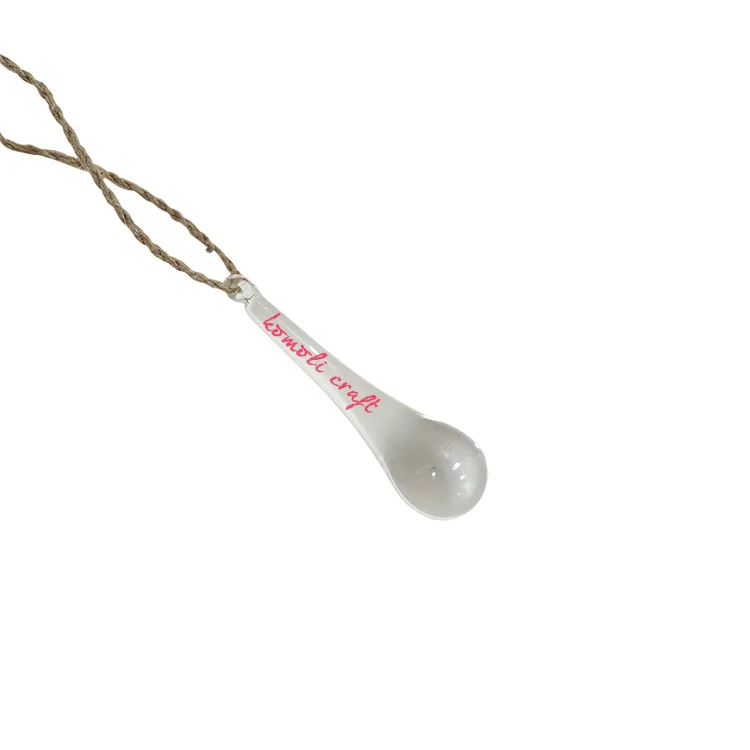 Art Glass Tear Drop Home Decor Clear Glass Hanging for Christmas and Holiday Decor
