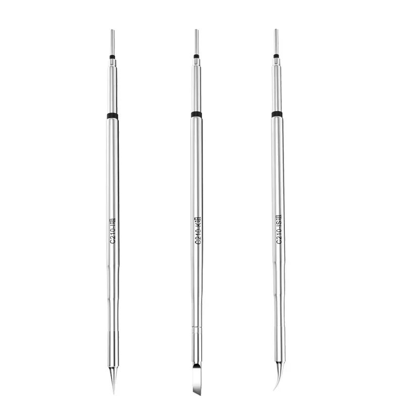T210 C210 Soldering Head JBC T210 Replace Soldering Head  210-I Straight Tip /210-K blade /210-SI Curved Tip
