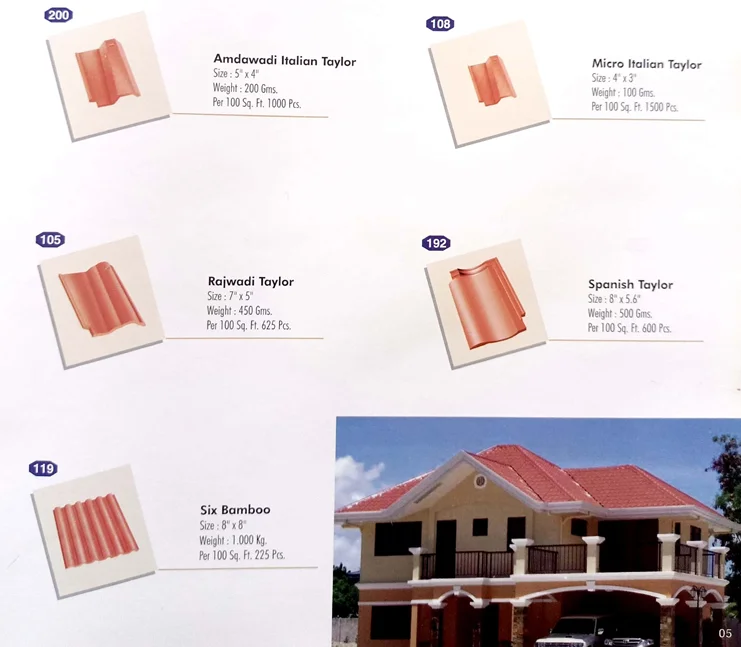 clay Terracotta Roofing Tile