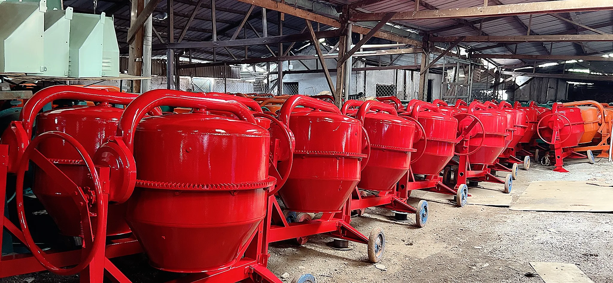 VIETSUN High quality Durable diesel, gasoline engine mini concrete mixers machines drum capacity 250 350 450 liter