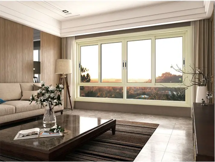 China customized powder coating aluminium frame balcony window casement house aluminum windows