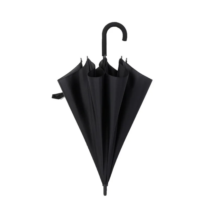 GQK 2024 High Quality Black Metal Business Vip Umbrellas Bicycle with logo Prints Custom Made