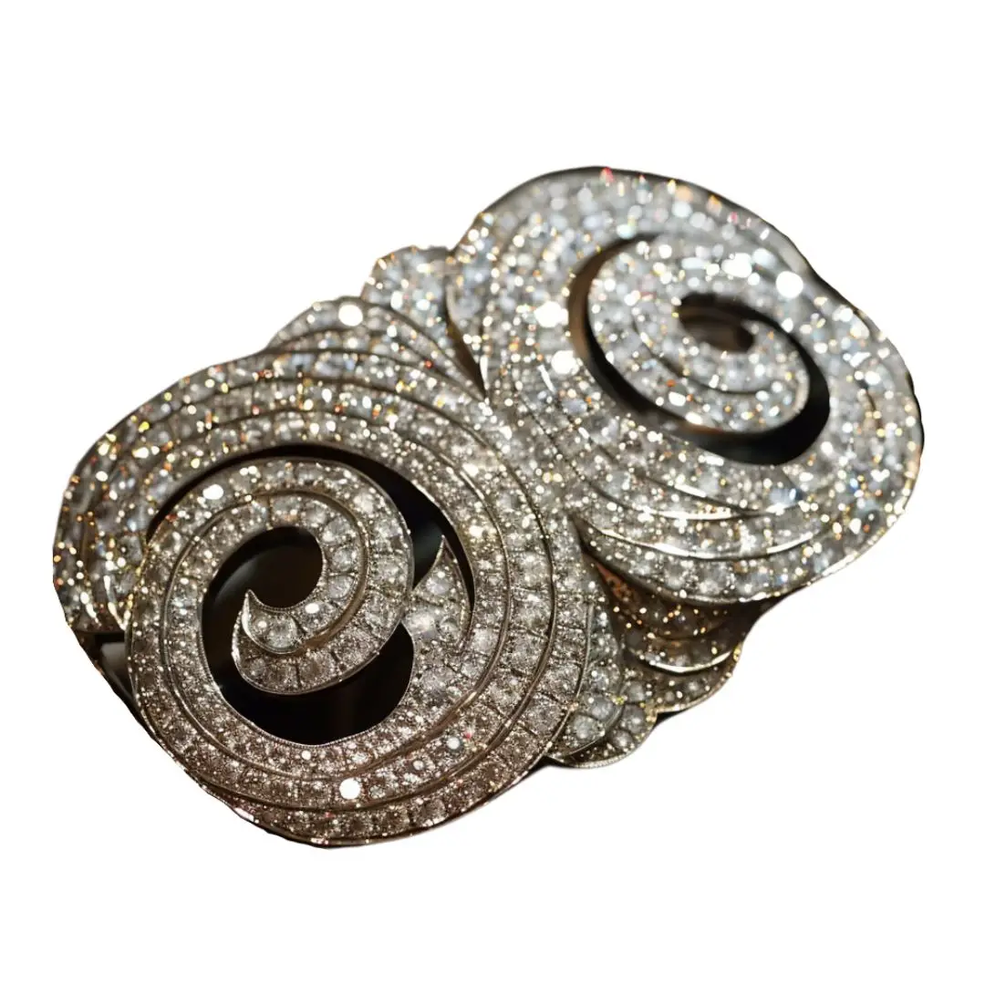 Fashion Custom Rhinestone Belt Buckle