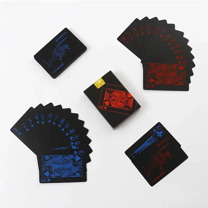 Original Factory Custom Waterproof Plastic Magic Premium Quty Poker Cards Set Trump Machine Board Game Playing Card