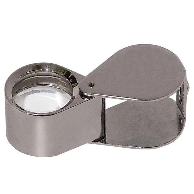 Jewelers DiamondEye Loupe Steel Finish Magnifying Lens Glass 10x