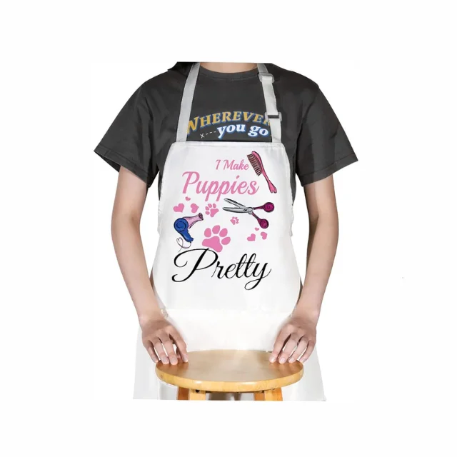 Лидер продаж, водонепроницаемый фартук для ухода за Собаками Для грумеров и парикмахеров, необходимые инструменты для ухода за домашними животными, фартуки для кошек и собак
