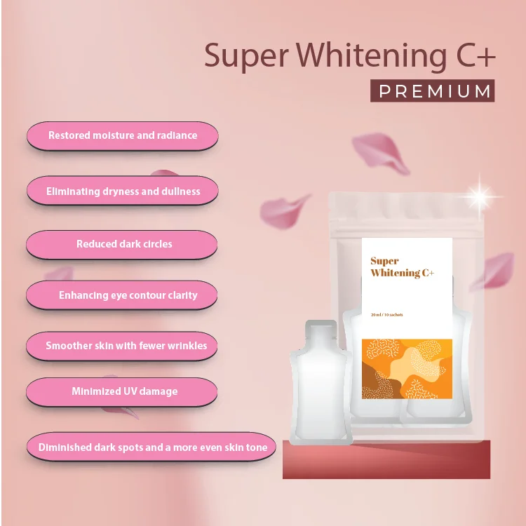 Whitening wholesale sachet OEM/ODM Radiant Health Liquid Boost Immunity Improve Skin Super Whitening C+ collagen