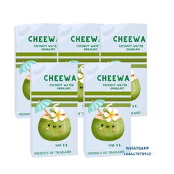 Product of Thailand Natural Drink Organic  CHEEWA Coconut Water Kancheewalanad Company OEM BOX